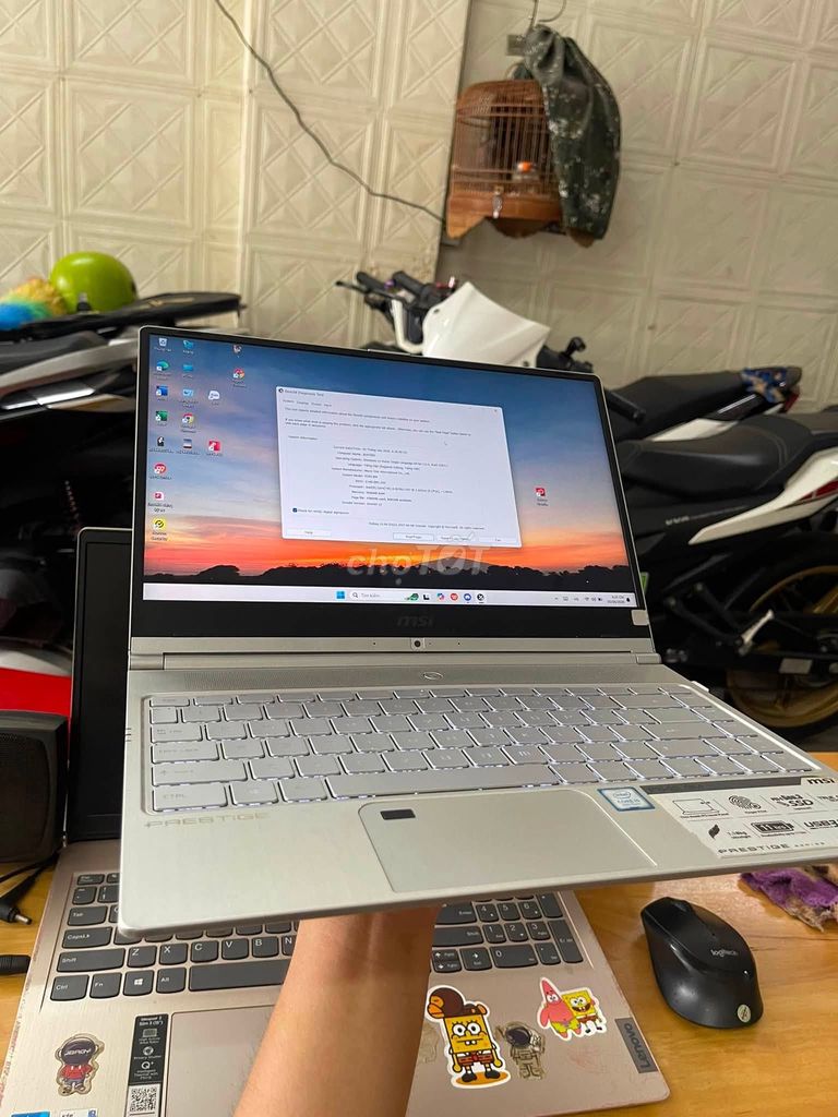 MSI PS42 8M i5-8250U 4GB/256GB SSD Bạc. Mua bán Laptop tại Quận 10 Tp Hồ Chí Minh được đăng bởi Hội Đồ Điện Tử hình 1