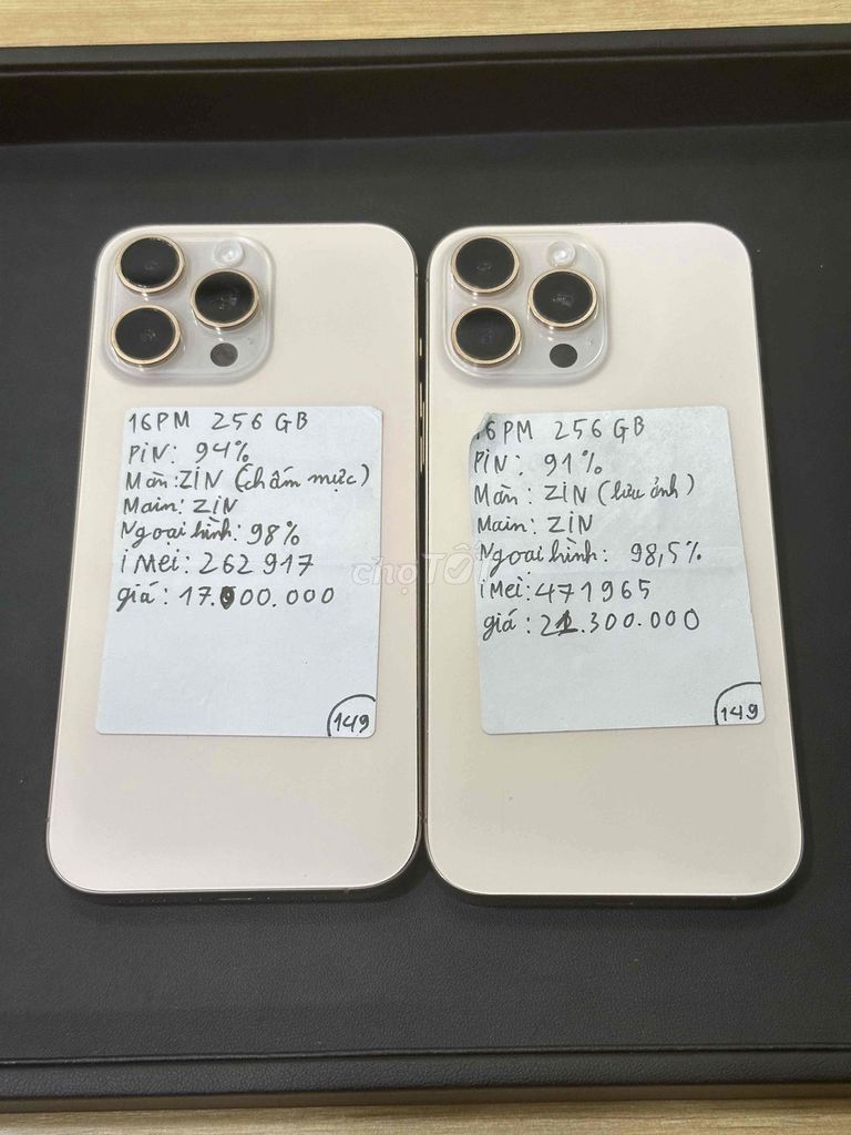 16 Pro Max 256GB Vàng / BAO NẬU XỚ. Mua bán Điện thoại tại Quận 12 Tp Hồ Chí Minh được đăng bởi Sang Mobile hình 1