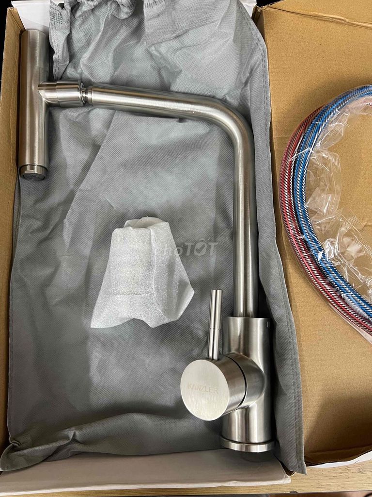 Vòi rửa bát Kanzler Inox Nóng lạnh 360 độ. Mua bán Thiết bị vệ sinh, nhà tắm tại Quận Thanh Xuân Hà Nội được đăng bởi Vũ Dũng hình 1