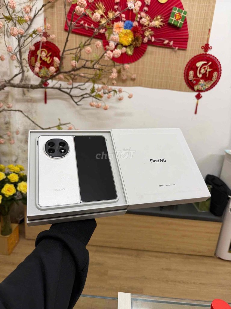 OPPO Find N5 512GB Trắng. Mua bán Điện thoại tại Quận Đống Đa Hà Nội được đăng bởi KT Hà Nội Mobile hình 1