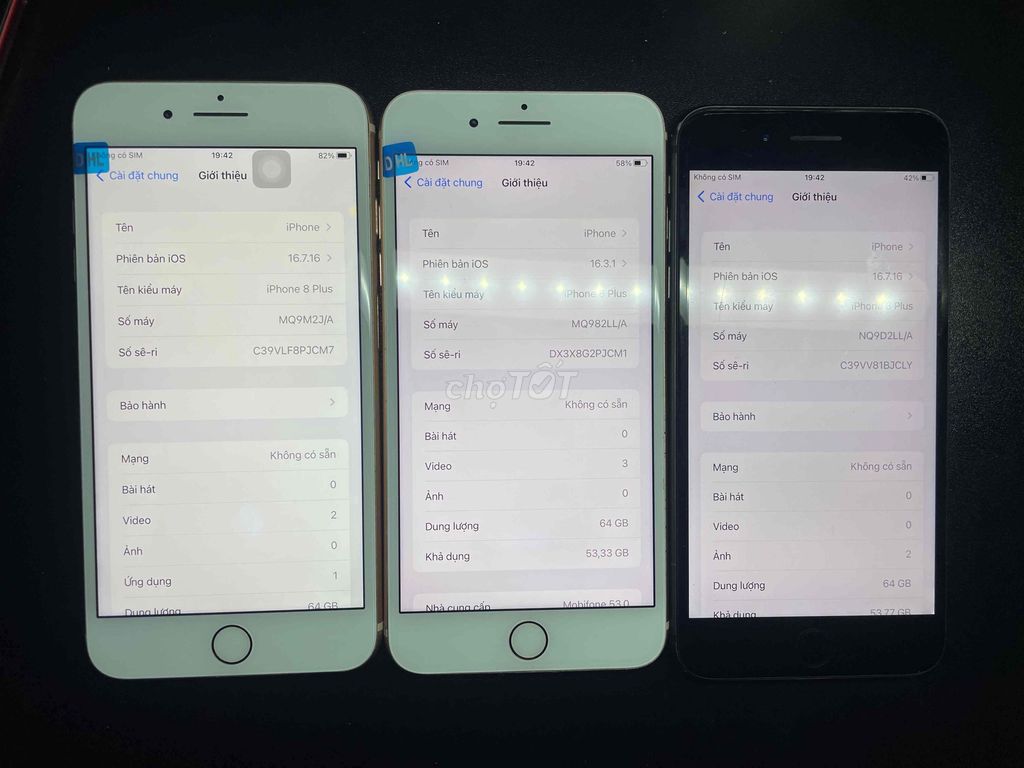 Apple iPhone 8 Plus 64GB Đen, Trắng Đã sử dụng. Mua bán Điện thoại tại Quận Nam Từ Liêm Hà Nội được đăng bởi Bùi Thanh Phong hình 1