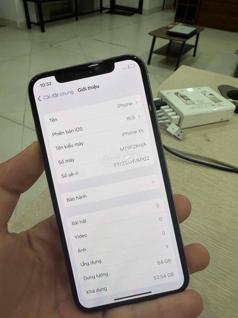 Apple iPhone XS 64GB Bạc Đã sử dụng. Mua bán Điện thoại tại Quận Đống Đa Hà Nội được đăng bởi Trần Trọng Nghĩa  hình 1
