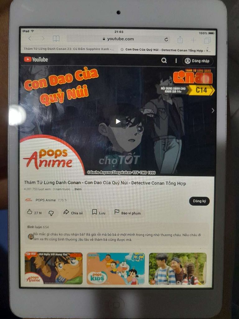 Apple iPad mini Bạc , Pin Trâu  TPHCM BAO PHÍ SHIP. Mua bán Máy tính bảng tại Quận Bình Tân Tp Hồ Chí Minh được đăng bởi Như Thảo hình 1