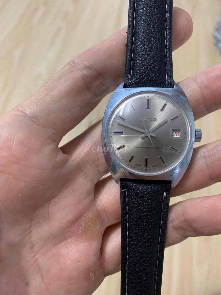 Đồng hồ cơ cót Enicar swiss made xưa