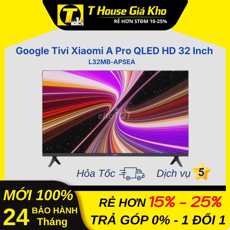 Tivi Xiaomi A Pro QLED HD L32MB-APSEA MỚI 100%. Mua bán Tivi, Âm thanh tại Quận Bình Thạnh Tp Hồ Chí Minh được đăng bởi TMOBILE GIÁ TỐT NHẤT hình 1