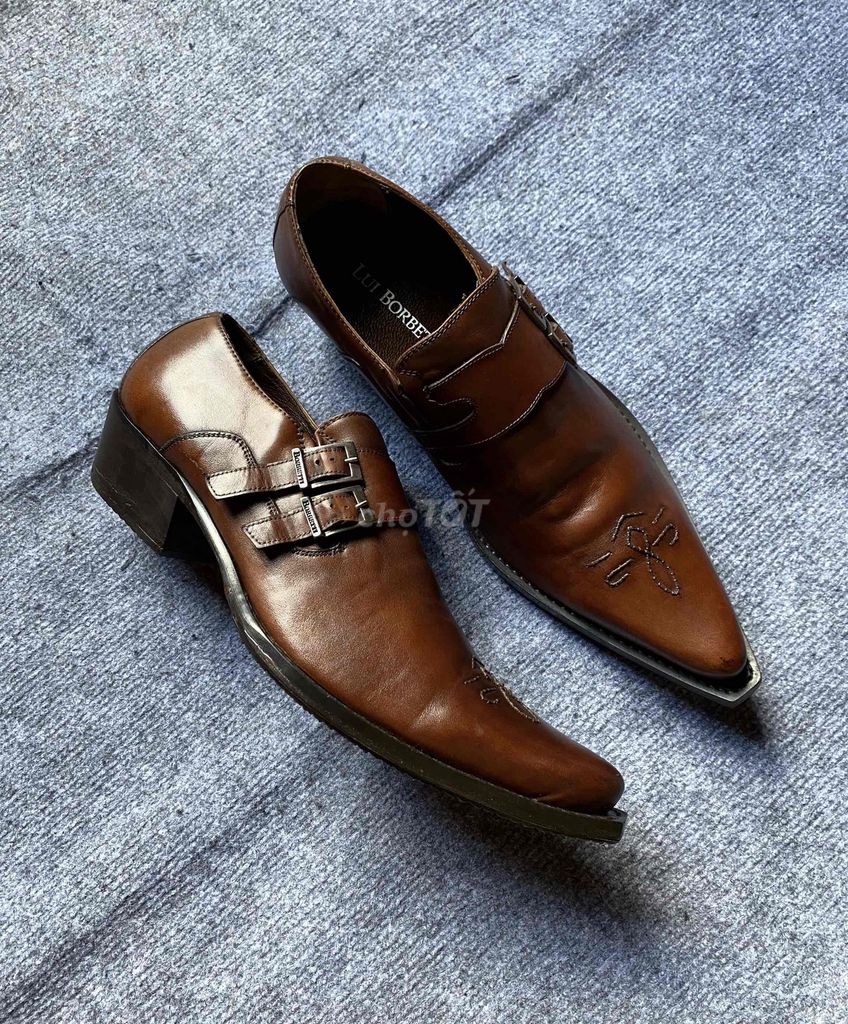 Giày da Lui Borbetti Nam Nâu size 43. Mua bán Giày dép tại Huyện Dương Minh Châu Tây Ninh được đăng bởi Yang Wu hình 1