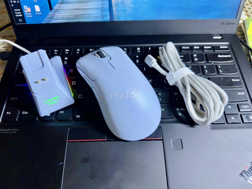 Chuột Lingbao M5 Promax - Paw3395 siu mượt. Mua bán Phụ kiện (Màn hình, Chuột...) tại Thành phố Mỹ Tho Tiền Giang được đăng bởi Lê Đức hình 1