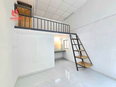 Phòng trọ thoáng mát, gác đúc, máy lạnh, tủ quần áo - Bình Dương