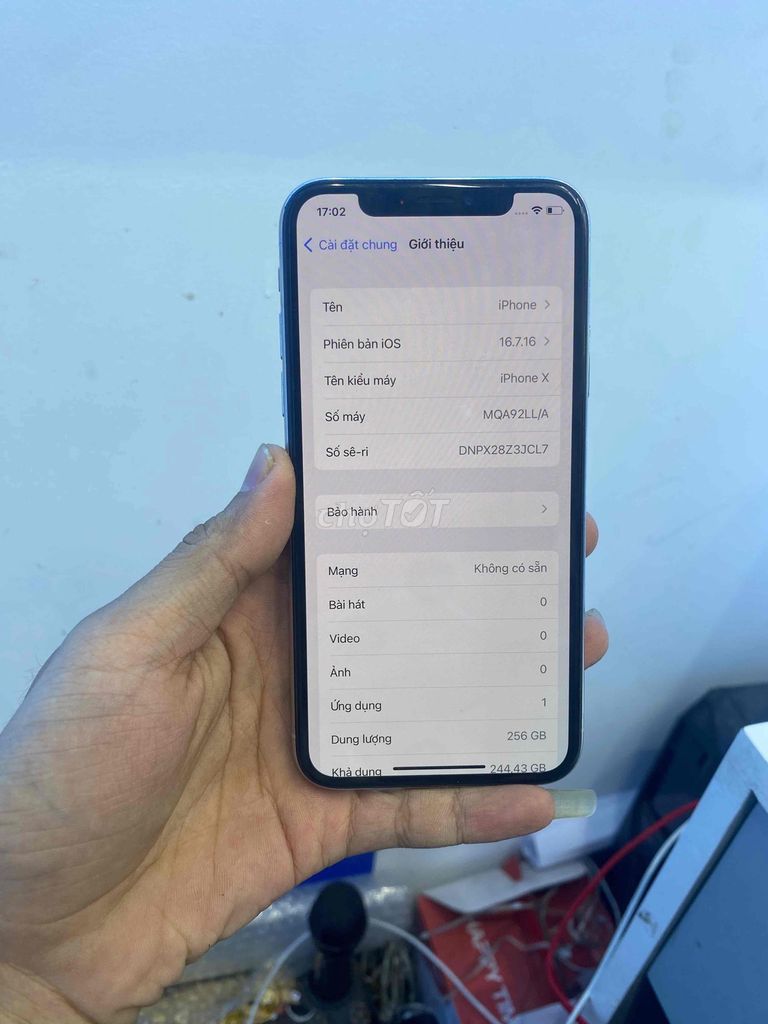 Apple iPhone X 256GB Trắng. Mua bán Điện thoại tại Quận Thanh Xuân Hà Nội được đăng bởi Đỗ Chí Công hình 1
