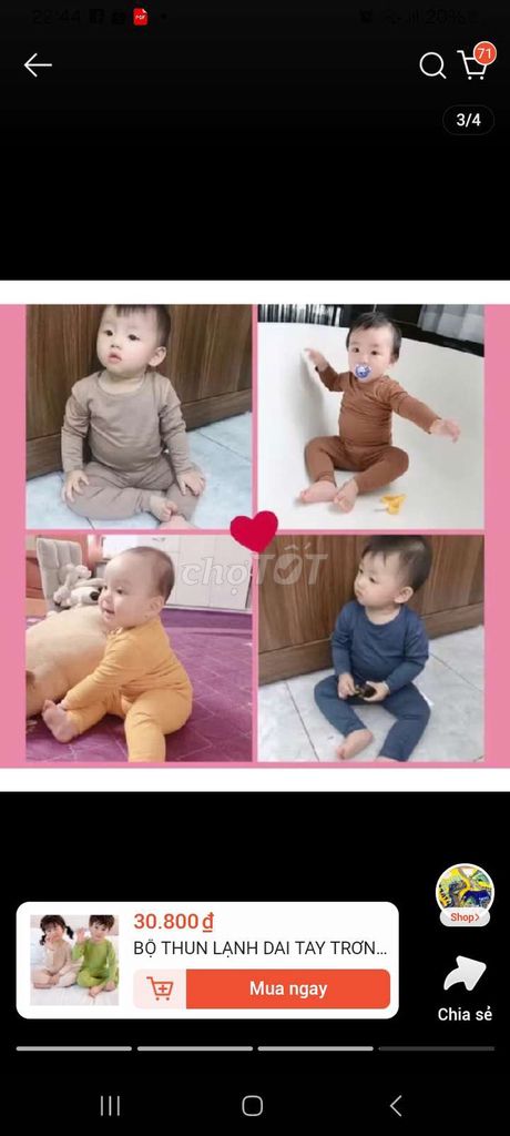 Bộ quần áo trẻ em thun lạnh. Mua bán Mẹ và bé tại Huyện Thanh Trì Hà Nội được đăng bởi Thúy hình 1