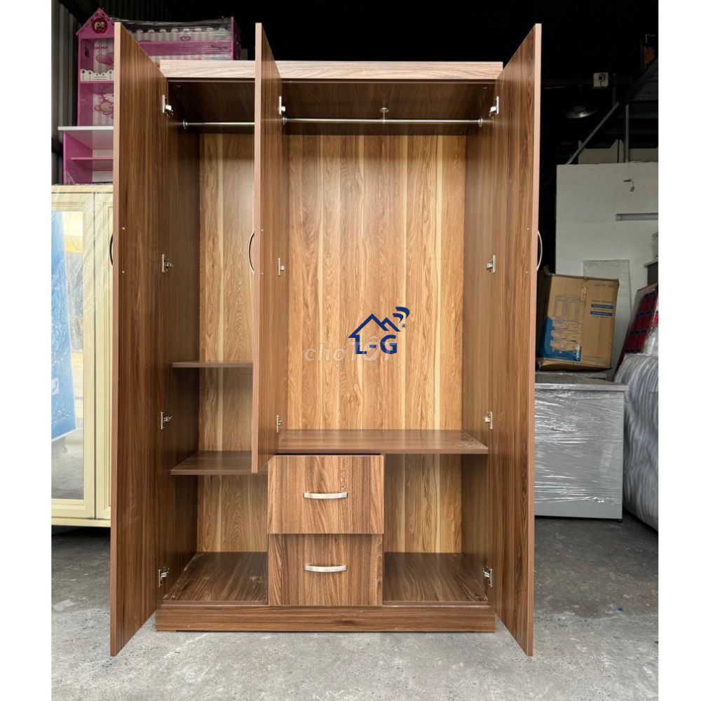 TỦ GỖ/TỦ QUÀN ÁO MDF/ TỦ GỖMDF/TỦ QUẦN ÁO/TỦ GỖ. Mua bán Tủ, kệ gia đình tại Quận 1 Tp Hồ Chí Minh được đăng bởi GIƯỜNG SẮT SƠN LÂM hình 1