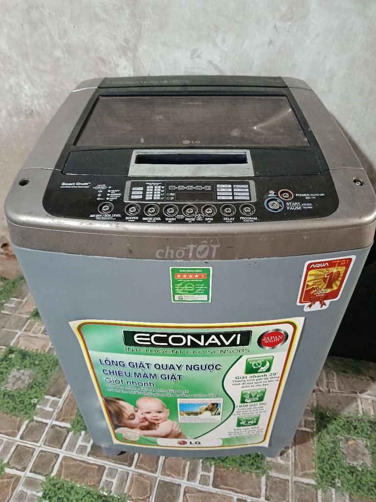 Máy giặt LG Smart Drum 12kg cửa trên Xám. Mua bán Máy giặt tại Quận Ninh Kiều Cần Thơ được đăng bởi Hiếu  hình 1