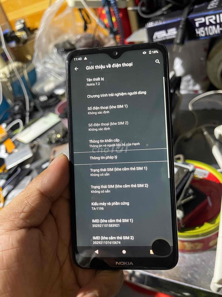 Nokia 7.2 Đen Màn mực bán xác. Mua bán Linh kiện (RAM, Card...) tại Huyện Bình Chánh Tp Hồ Chí Minh được đăng bởi ĐỒ CỦ SÀI GÒN hình 1