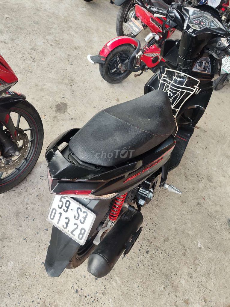 Honda Airblade 2018 черный матовый, смарт-ключ, двигатель родной