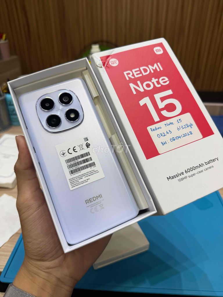 📱Redmi Note 15 6/128 Đẹp Keng. Mua bán Điện thoại tại Quận 10 Tp Hồ Chí Minh được đăng bởi Le Tuan hình 1