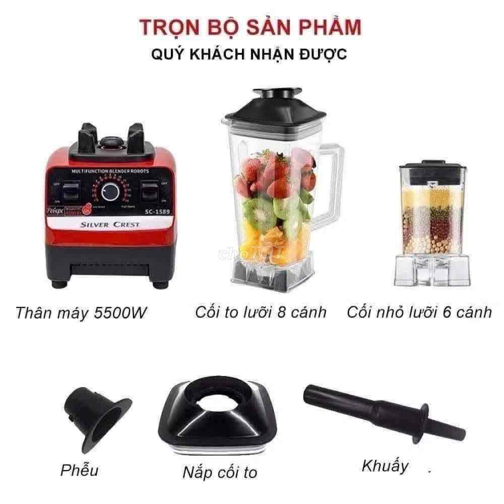Máy xay sinh tố Silver Crest SC-1589. Mua bán Bếp, lò, đồ điện nhà bếp tại Quận Kiến An Hải Phòng được đăng bởi Hồng Mai hình 1