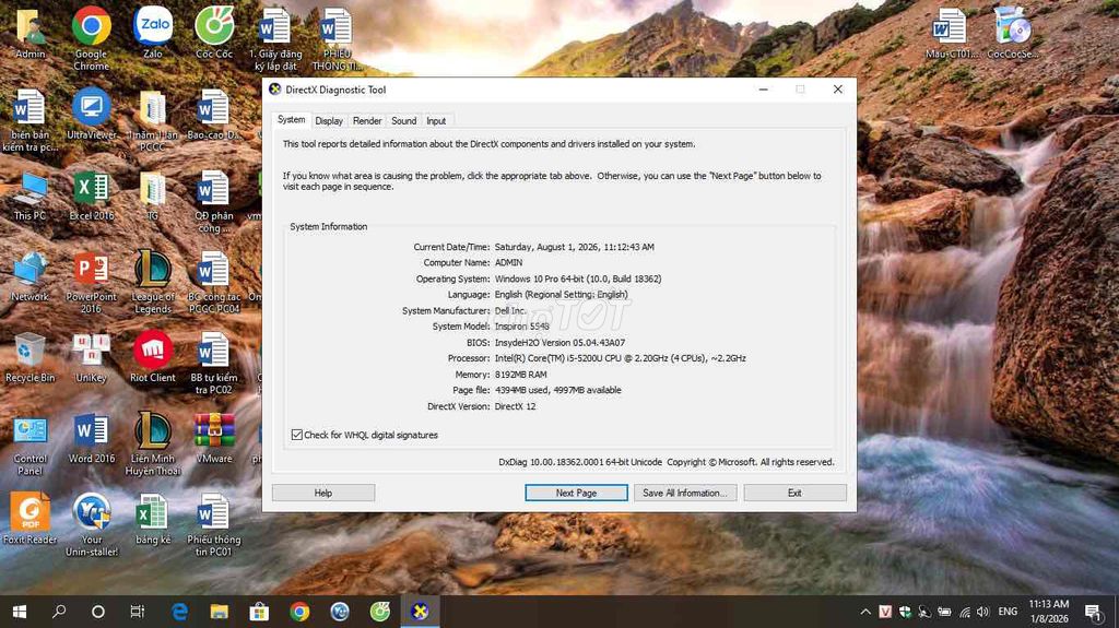 Dell Inspiron 5548. Mua bán Laptop tại Quận Sơn Trà Đà Nẵng được đăng bởi Ngọc bảo hình 1