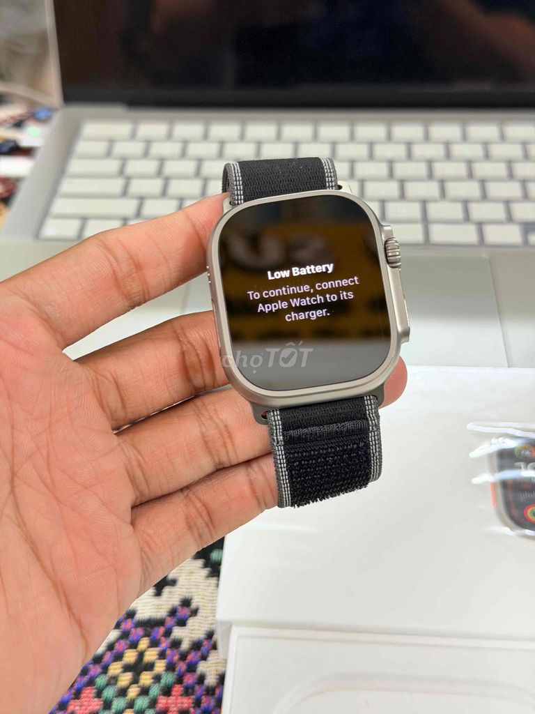 Apple Watch Ultra Bạc 3 Titan new kích on đủ fk. Mua bán Thiết bị đeo thông minh tại Quận 10 Tp Hồ Chí Minh được đăng bởi TIN STORE hình 1