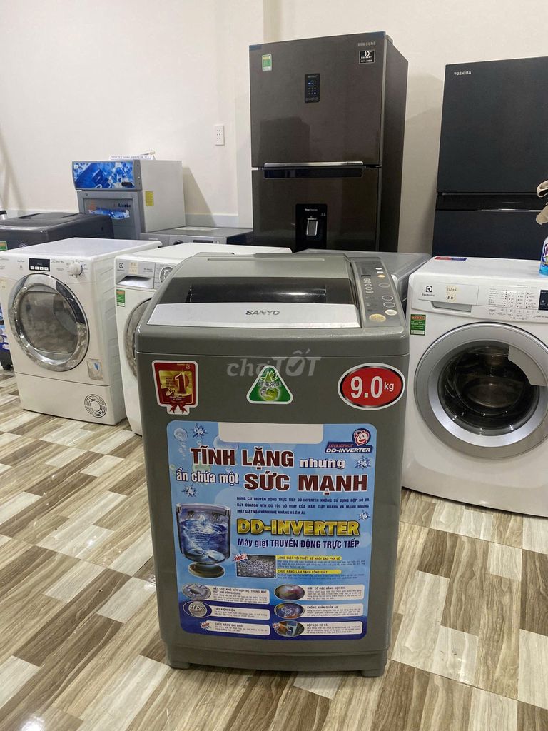 MÁY GIẶT SANYO 7KG ĐẸP GIÁ SIÊU SV GIẶT VẮT ÊMBỀN