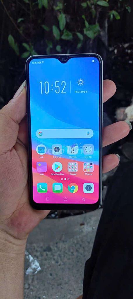 Oppo A7 4GB 64GB Bạc.chữa cháy bao ngon. Mua bán Điện thoại tại Quận Bình Thuỷ Cần Thơ được đăng bởi cầu rạch súc 91b Nguyễn Văn Linh  hình 1