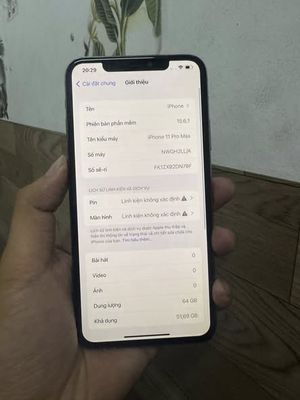 iPhone 11 Pro Max 64GB Vàng
