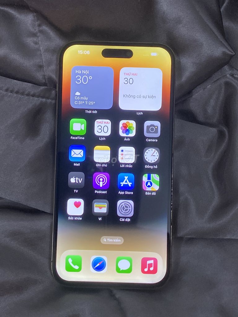 Bán iPhone 14 Promax Vàng 256G VN/A Zin chính chủ