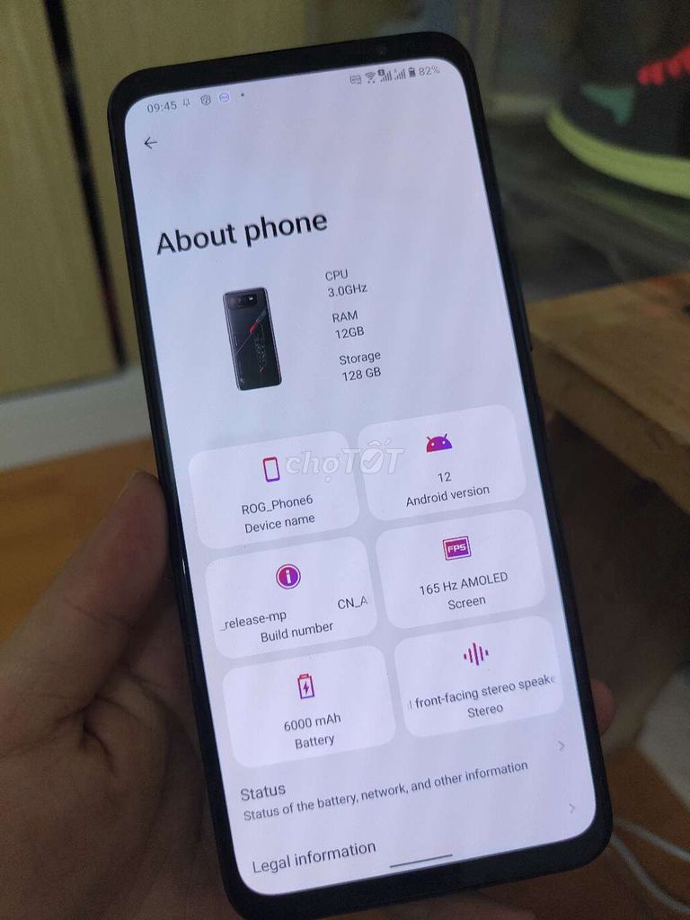 Rog Phone 6 Ram 12/256Gb