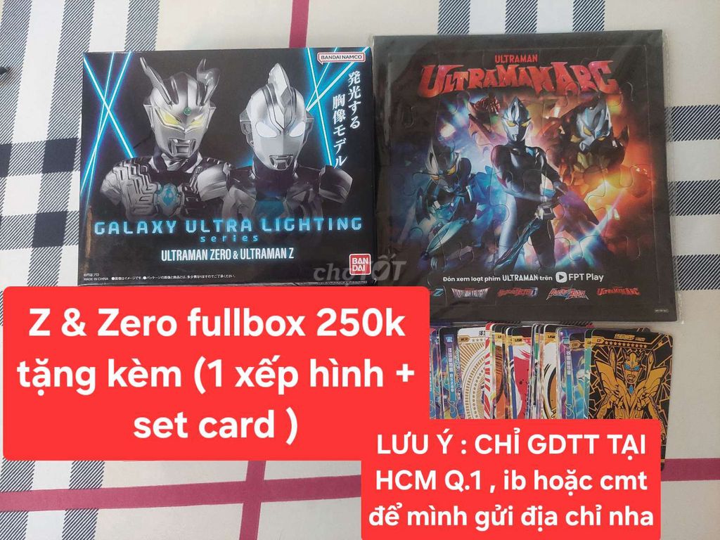Mô hình Bandai Ultraman Zero & Z