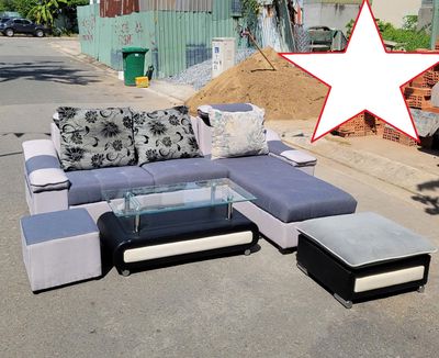 Bộ Ghế Sofa Góc L bọc vải, sofa chữ L thanh lý. Mua bán Bàn ghế tại Quận Gò Vấp Tp Hồ Chí Minh được đăng bởi Nội Thất Phú Nhàn