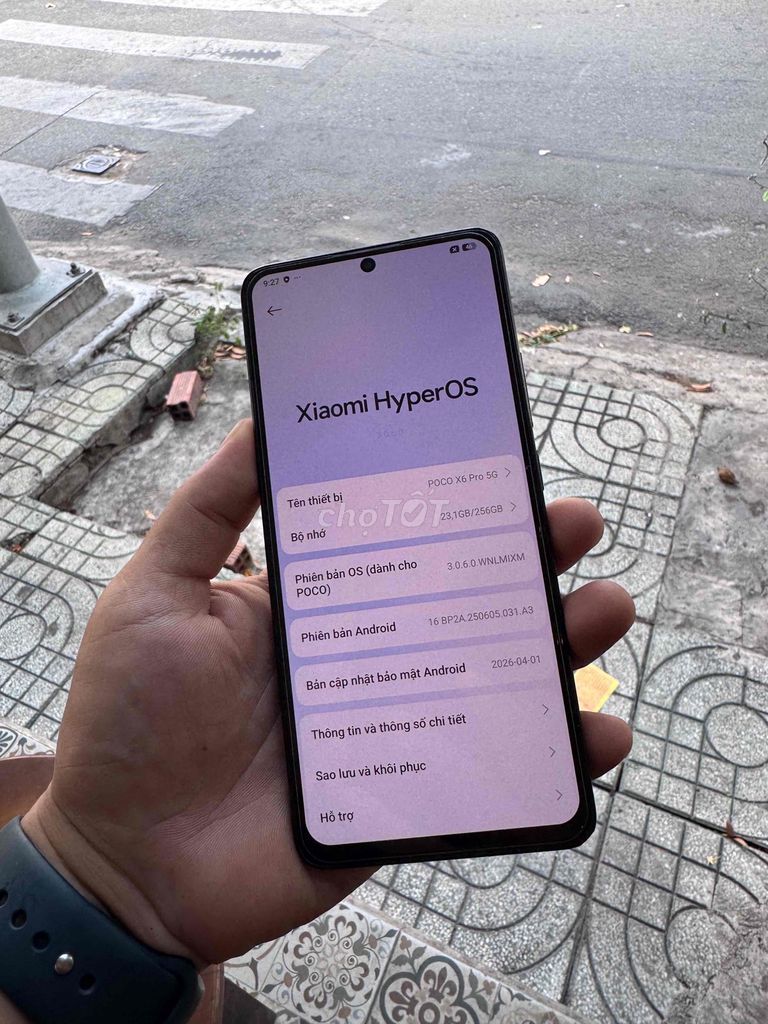 POCO X6 Pro 5G chip 8300 untral(256GB) gl. Mua bán Điện thoại tại Quận Tân Phú Tp Hồ Chí Minh được đăng bởi nguyen son  hình 1