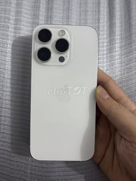iPhone 15 Pro 128GB Trắng Quốc tế LLA. Mua bán Điện thoại tại Quận 12 Tp Hồ Chí Minh được đăng bởi Hội Đồ Điện Tử hình 1