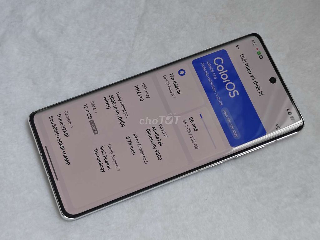 Oppo Find X7 12GB/256GB máy đẹp. Mua bán Điện thoại tại Quận Bình Tân Tp Hồ Chí Minh được đăng bởi Hiếu hình 1