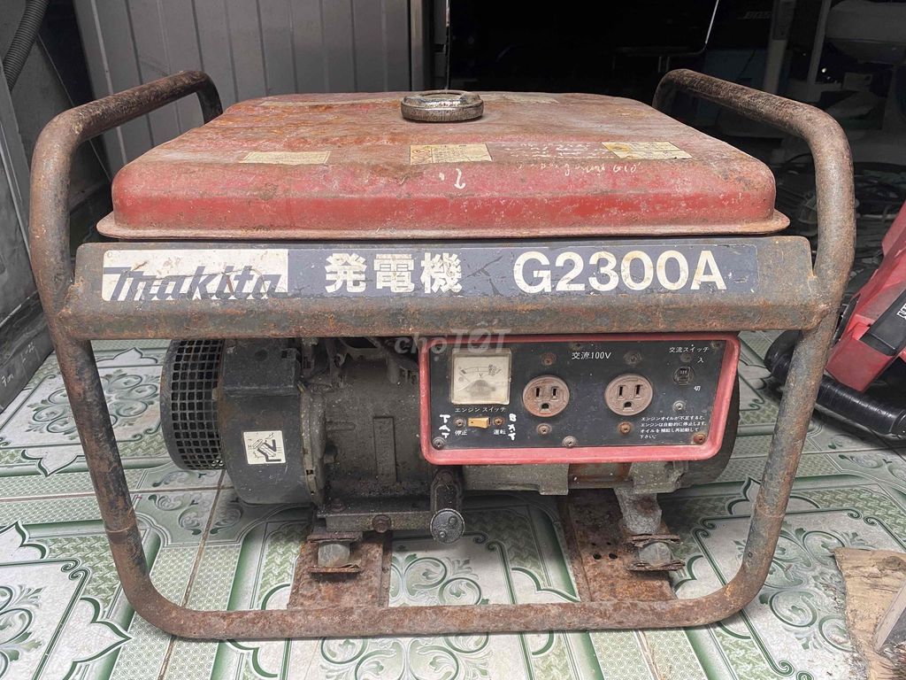 Máy phát điện Makita G2300A Đỏ Nhật Bản Đã sử dụng. Mua bán Nội thất, đồ gia dụng khác tại Quận Hải An Hải Phòng được đăng bởi Văn Đức Trần hình 1