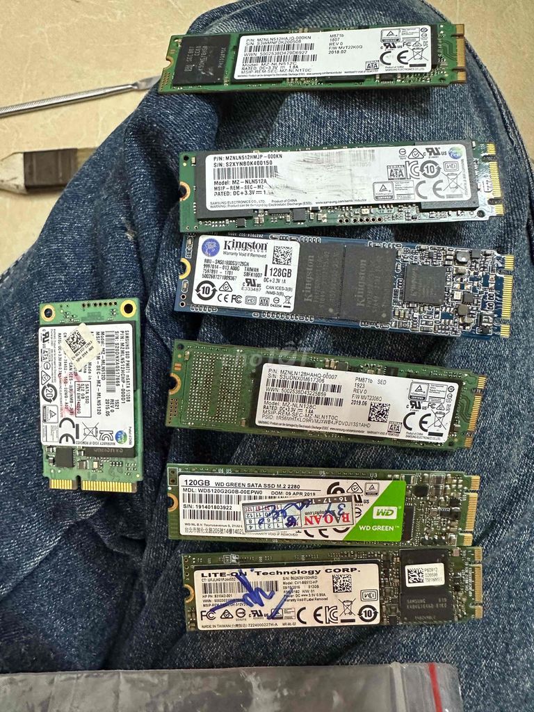Ổ cứng SSD M.2 SATA NVMe PCIe cũ hcm văn lang. Mua bán Linh kiện (RAM, Card...) tại Quận Gò Vấp Tp Hồ Chí Minh được đăng bởi Nguyễn Nhật Long hình 1