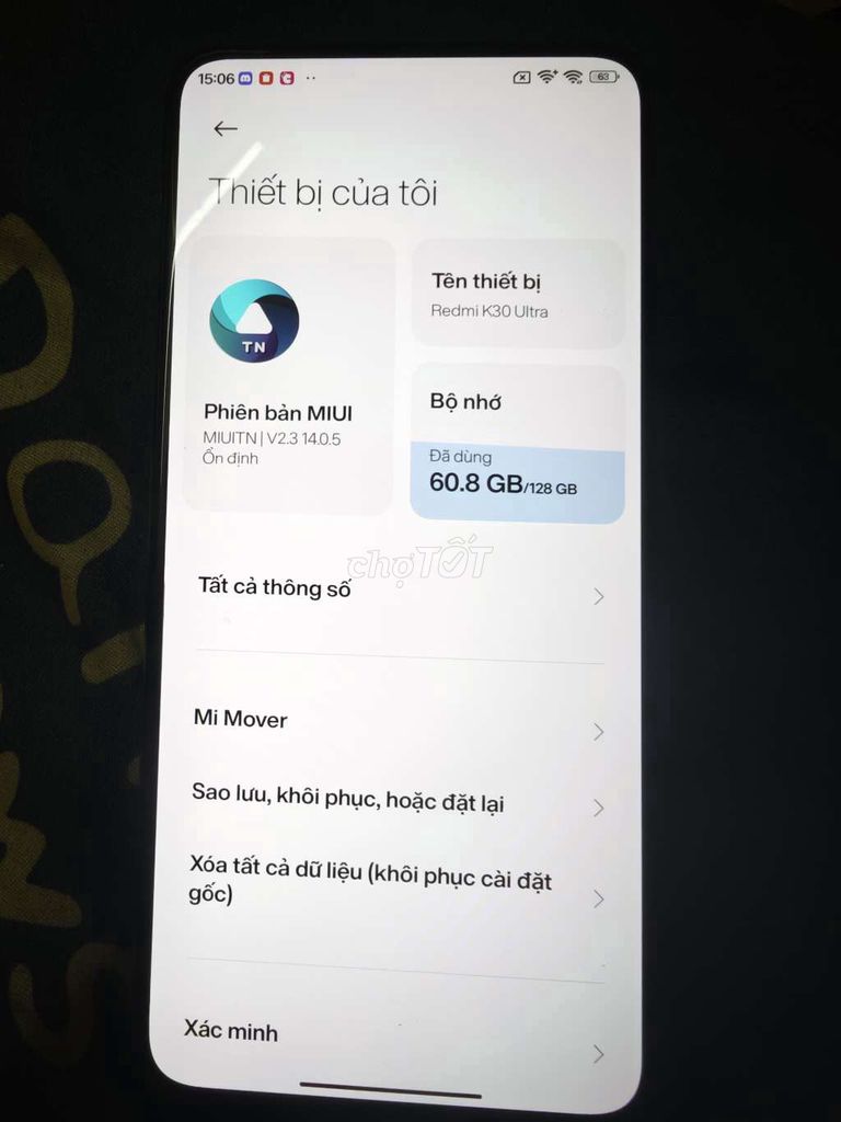 Xiaomi Redmi K30 Ultra 128GB Xanh. Mua bán Điện thoại tại Quận Hà Đông Hà Nội được đăng bởi Nguyễn Hồng Vinh hình 1