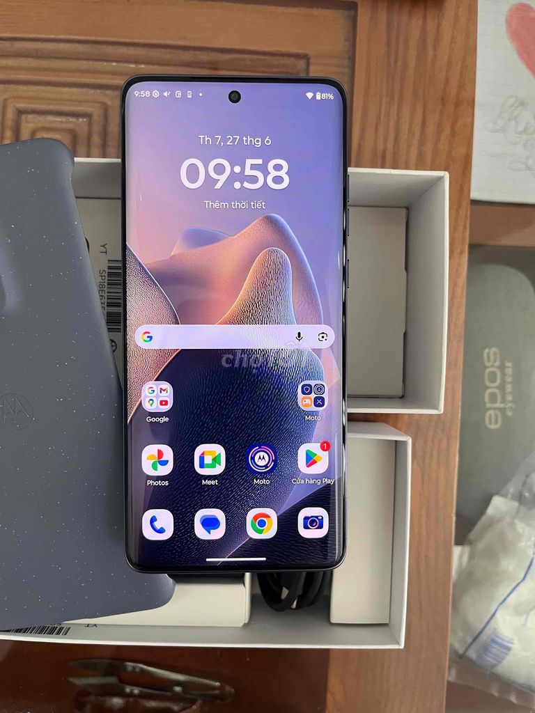 Motorola Edge 60 Fusion 8GB/256GB Xám. Mua bán Điện thoại tại Thị xã Cai Lậy Tiền Giang được đăng bởi nguyễn thanh hưng hình 1