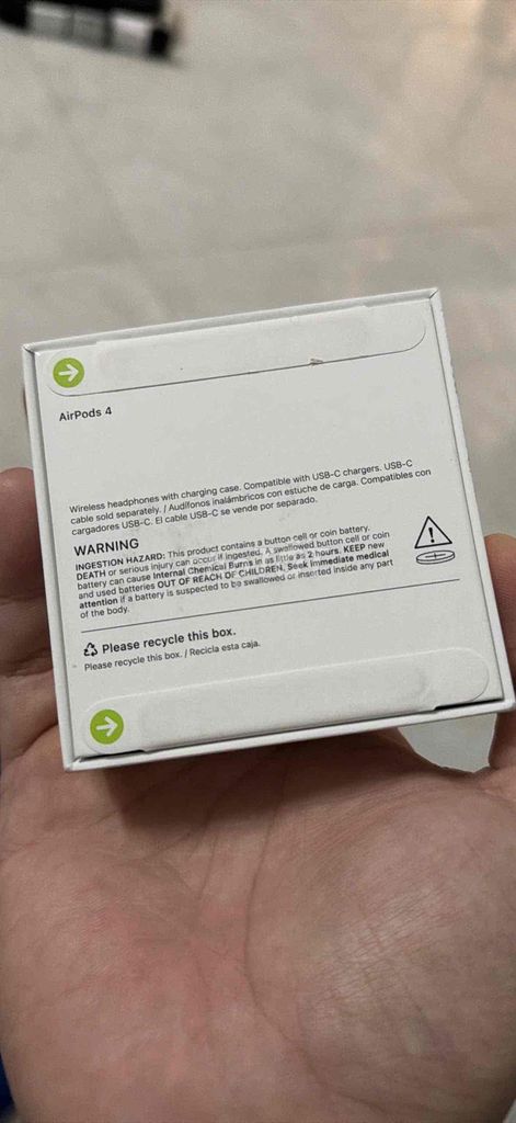 Tai nghe Apple AirPods 4 Nguyên seal. Mua bán Tivi, Âm thanh tại Thị xã Tân Uyên Bình Dương được đăng bởi Nam Nguyễn hình 1