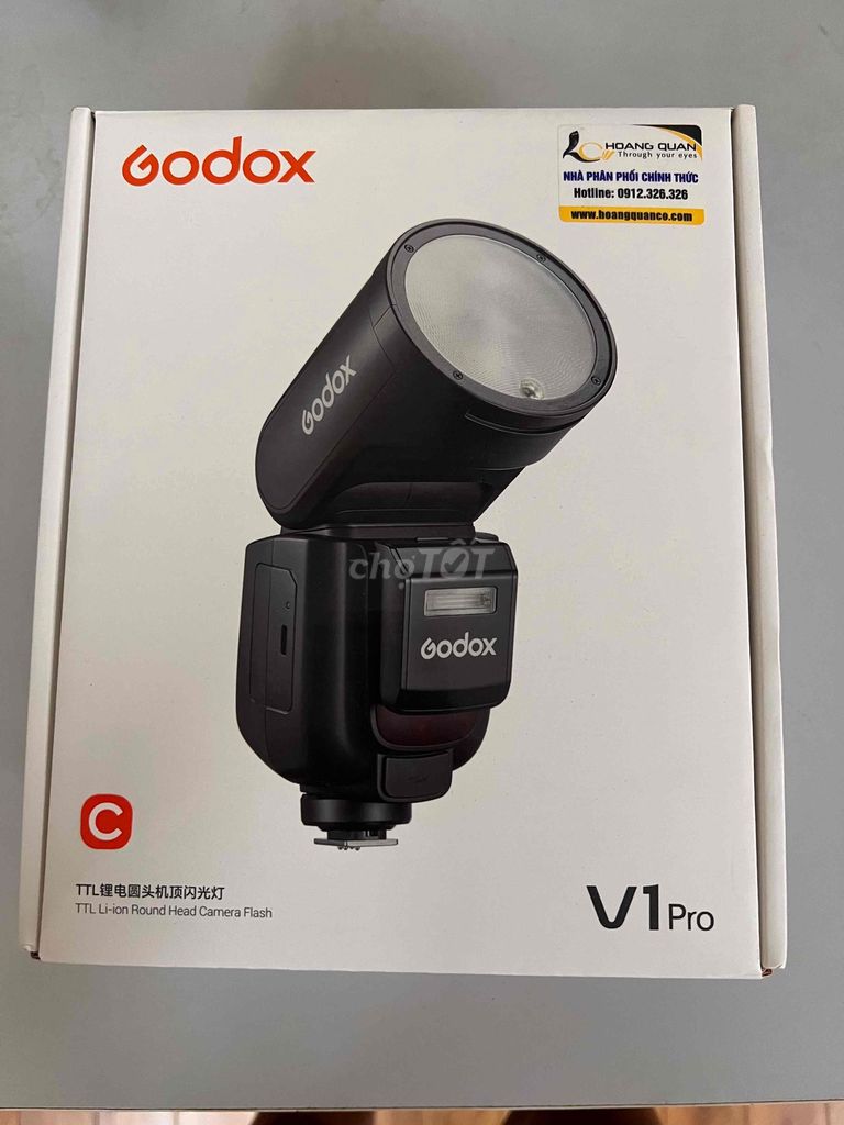 Đèn flash Godox V1Pro Đen. Mua bán Máy ảnh, Máy quay tại Quận Hoàng Mai Hà Nội được đăng bởi camera6 hình 1
