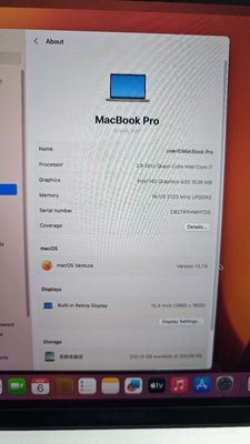Macbook pro retina 15inch Touch Bar. Mua bán Laptop tại Thành phố Thủ Đức Tp Hồ Chí Minh được đăng bởi Thành 