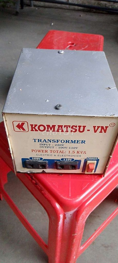 Biến áp Komatsu-VN 1.5 KVA. Mua bán Đồ chuyên dụng, Giống nuôi trồng tại Quận 6 Tp Hồ Chí Minh được đăng bởi Ngọc Lực hình 1