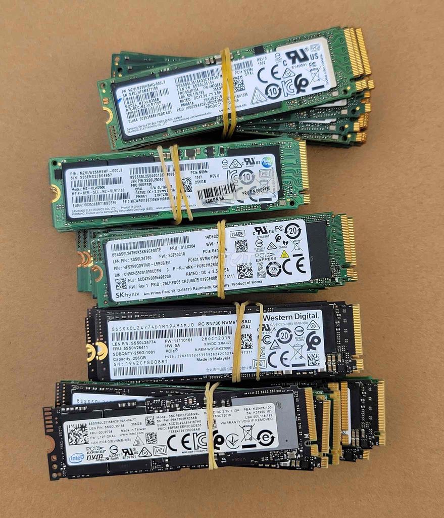 Nvme 256 512G hàng mỹ zin us sẵn Win 10 BH 6 thang