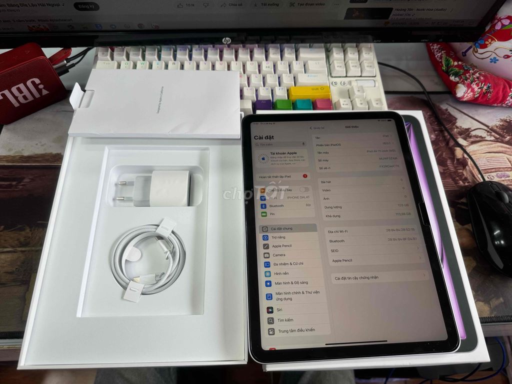 ipad Air 6 128gb like new full box