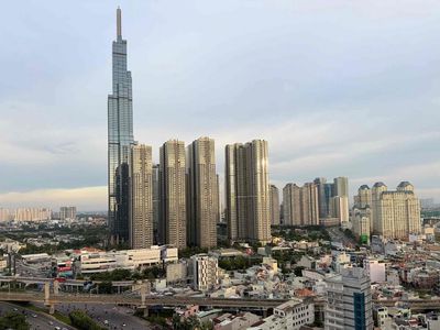 Bán căn hộ Pearl Plaza, 3PN 2WC căn góc 122m2 view Landmark 81