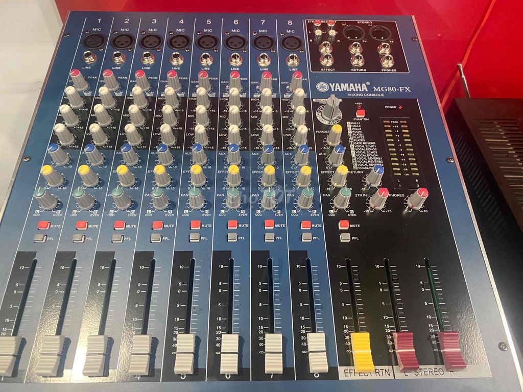 Bàn trộn âm thanh Yamaha MG80-FX. Mua bán Nhạc cụ tại Thành phố Vĩnh Long Vĩnh Long được đăng bởi âm thanh số hình 1
