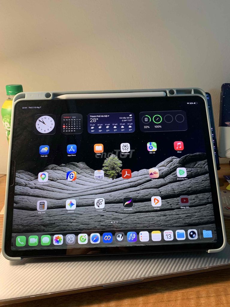 Apple iPad Pro M1 128GB Wifi Xám. Mua bán Máy tính bảng tại Quận Nam Từ Liêm Hà Nội được đăng bởi Anh6668 hình 1