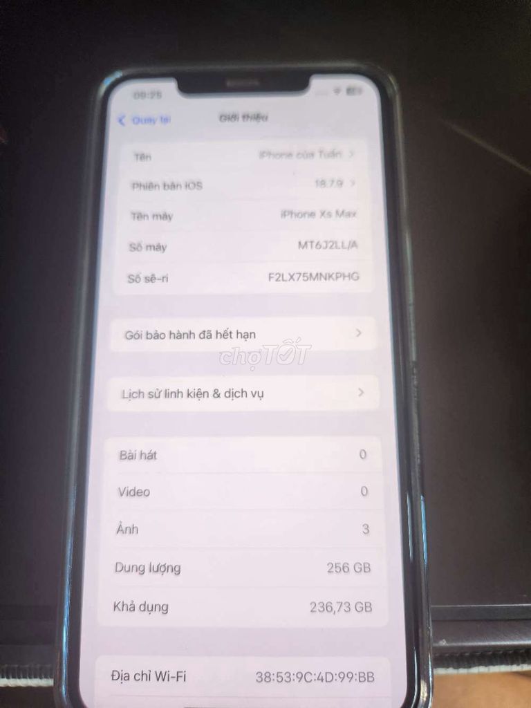 iPhone XS Max 256GB Xám Mỹ Đã qua sử dụng. Mua bán Điện thoại tại Quận Bình Thạnh Tp Hồ Chí Minh được đăng bởi KaKa Nguyen hình 1