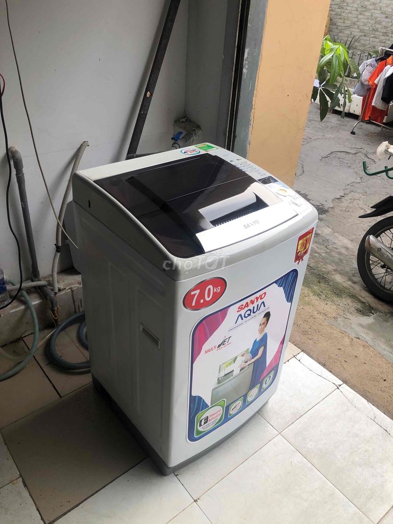 Thanh Lý Máy Giặt Giá Rẻ SANYO AQUA 7KG Bao Ship