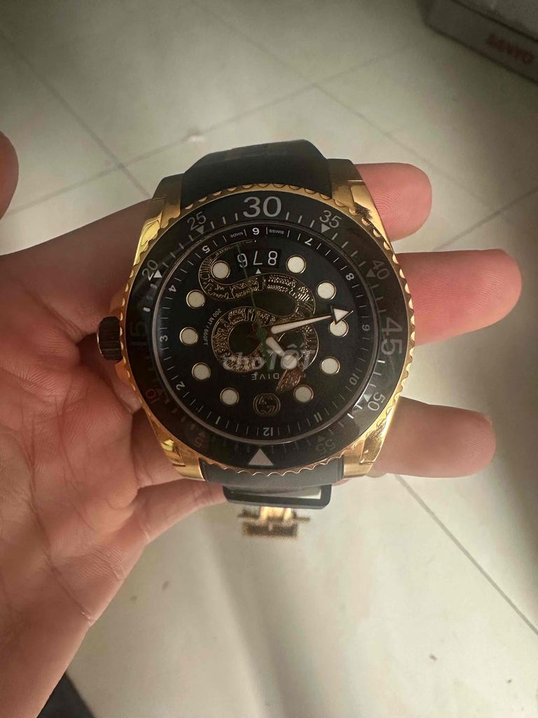 đồng hồ Gucci Dive Black Watch 45mm