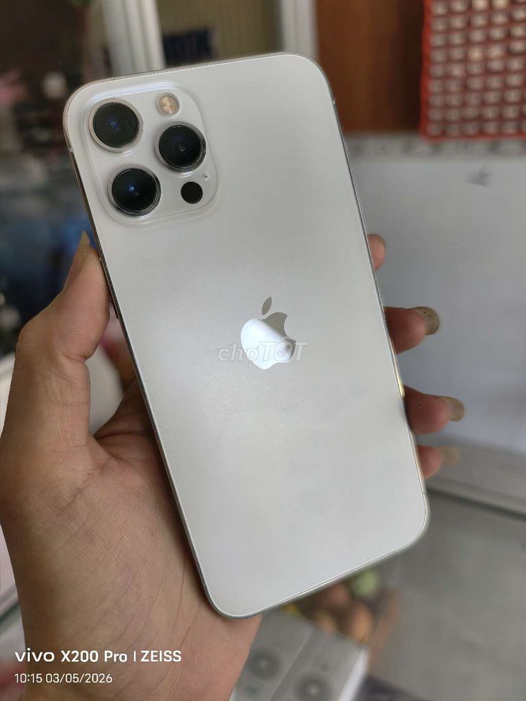Apple iPhone 12 Pro Max 128GB Trắng. Mua bán Điện thoại tại Huyện Nhơn Trạch Đồng Nai được đăng bởi Tiến Gsm hình 1