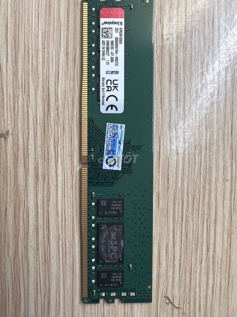 RAM Kingston KVR26N19S8/8 8GB. Mua bán Linh kiện (RAM, Card...) tại Quận Hai Bà Trưng Hà Nội được đăng bởi Hoang Anh Minh hình 1